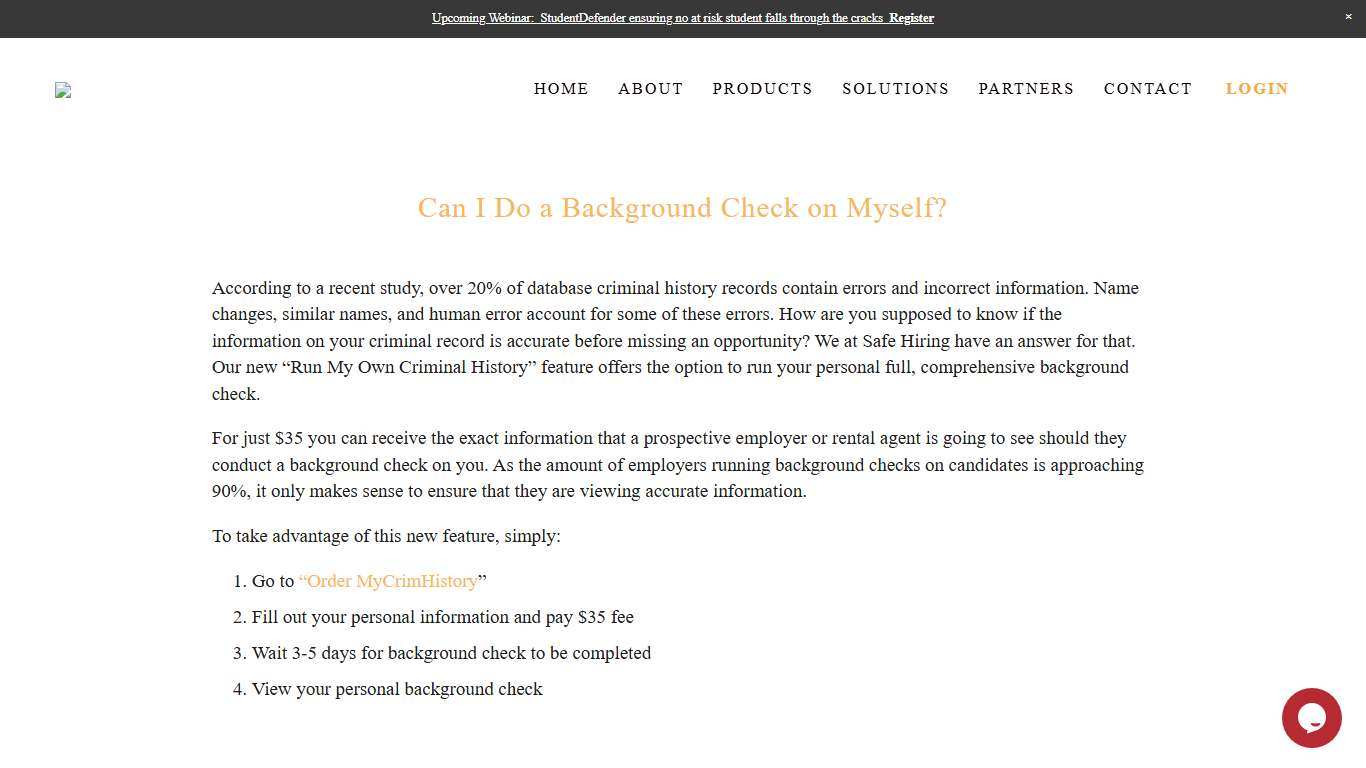 Can I Do a Background Check on Myself? — SafeHiring Solutions