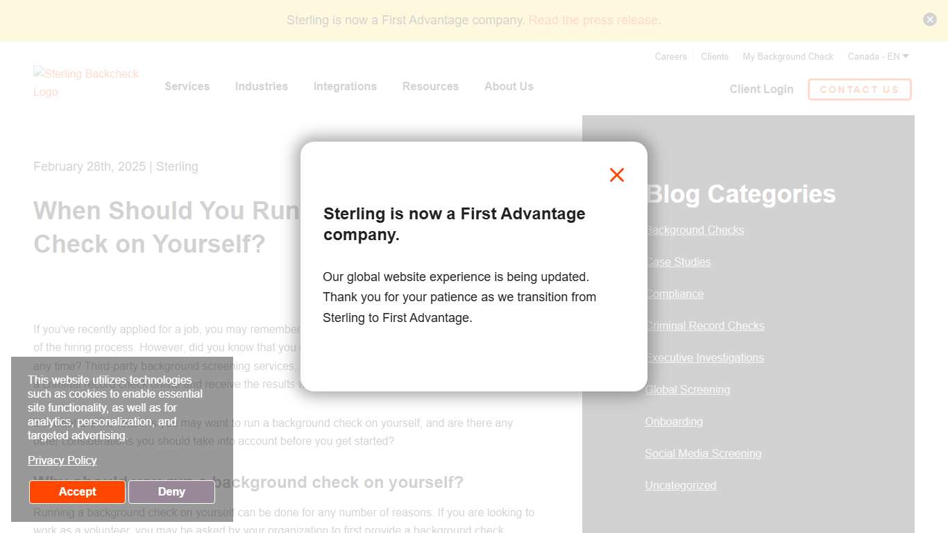 When Should You Run a Background Check on Yourself? - Sterling, a First Advantage company